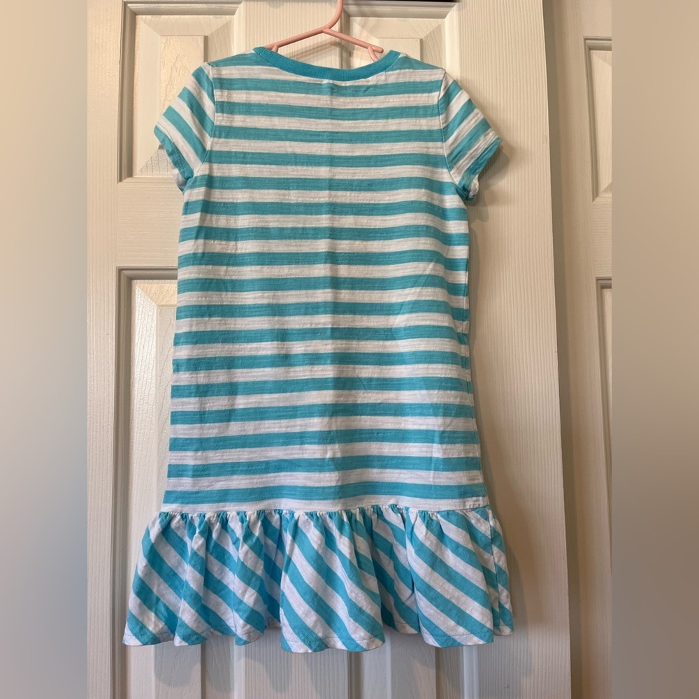 Girls size 6x Polo striped t-shirt dress - Picture 6 of 9